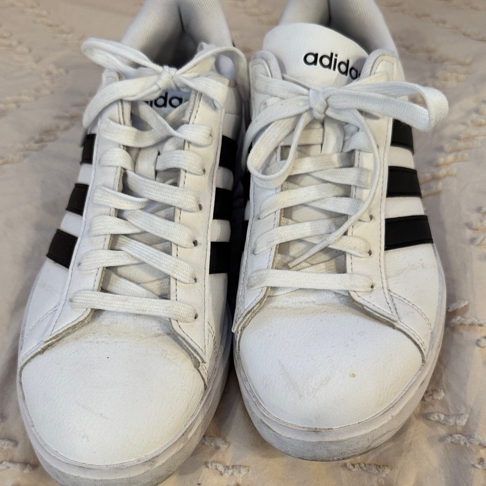 Adidas Court 3.0 White and Black Sneakers